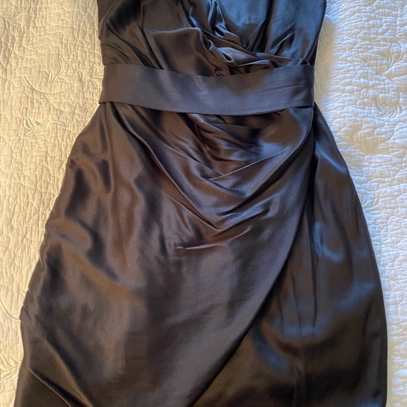 Wayne Cooper black silk dress, size 2 - Picture 4 of 4
